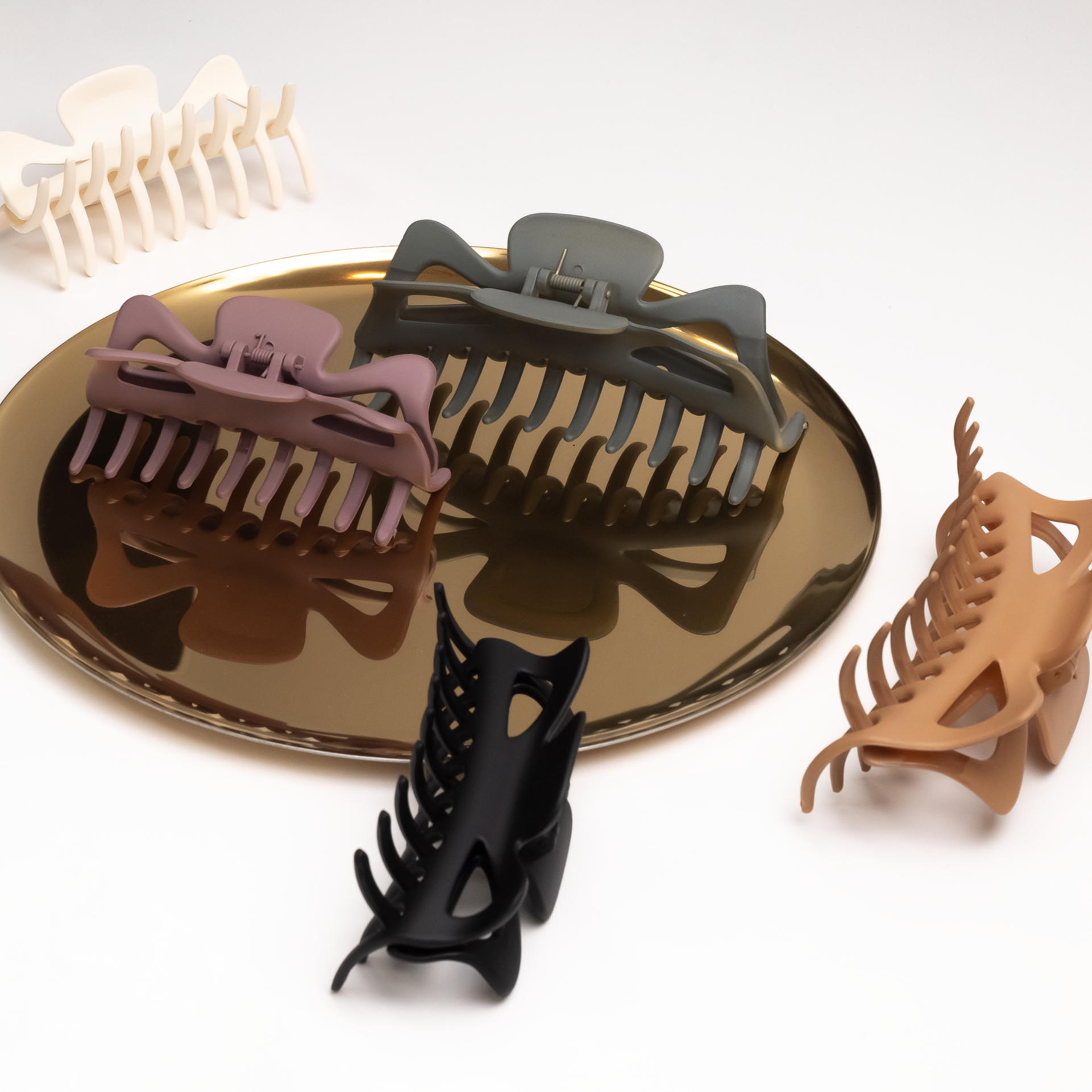 Extra Large/ Large Matte Hair Claw Clip