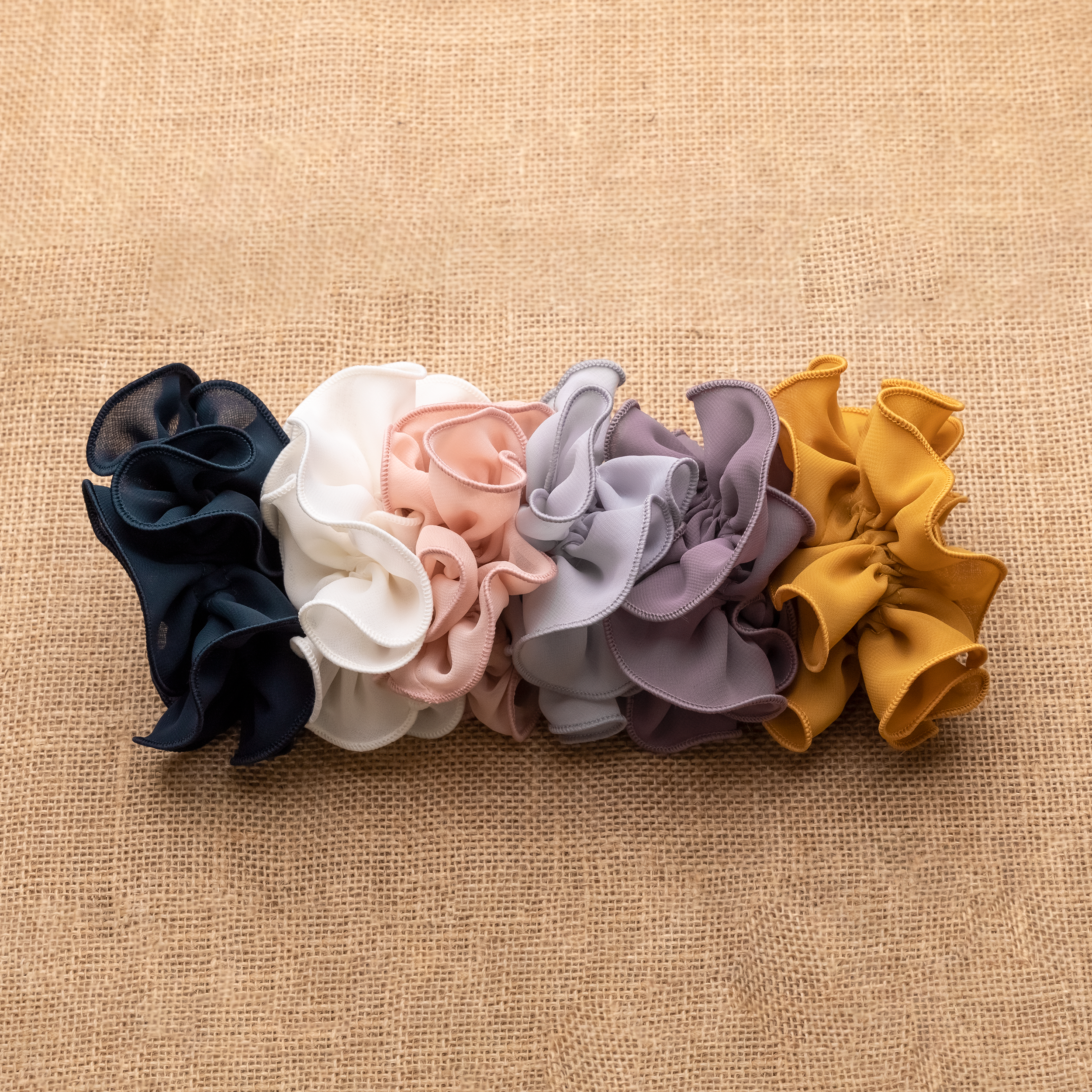 Silky Chiffon Scrunchie Hair Ties