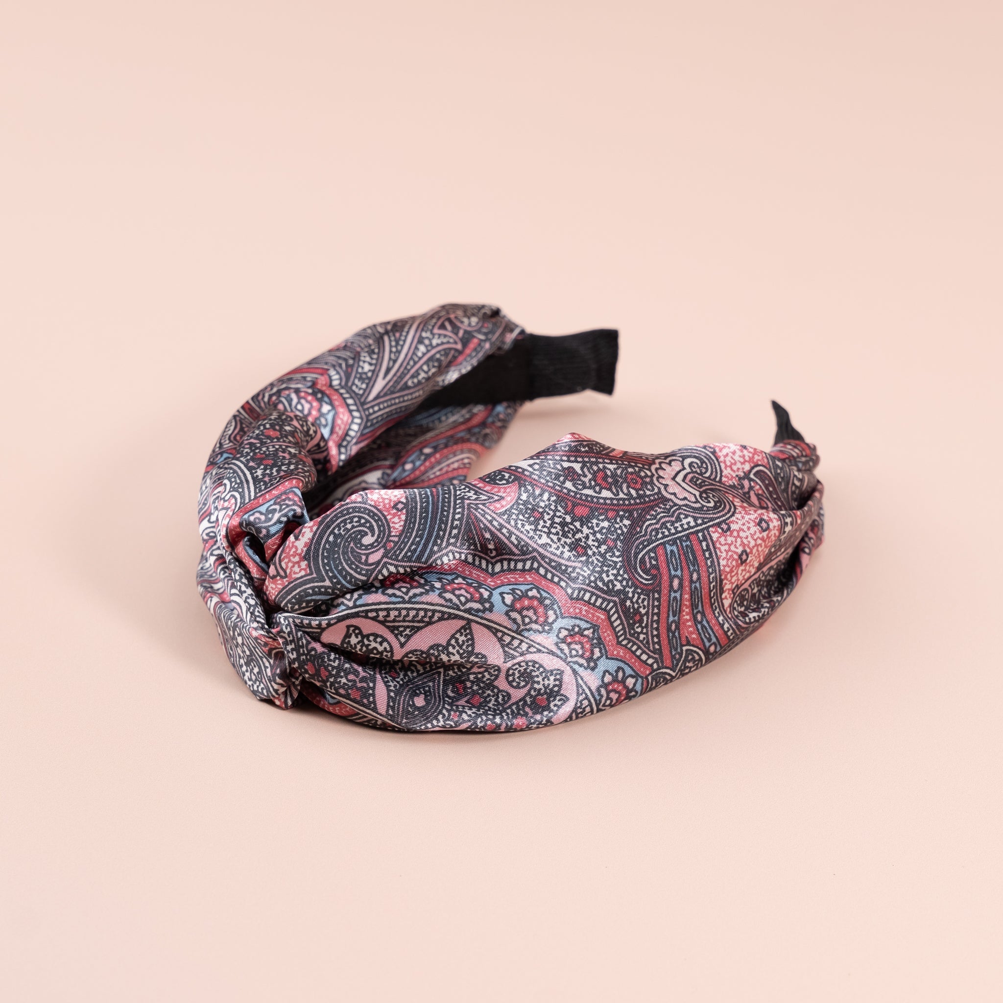 Paisley Top Knot Silk Headband