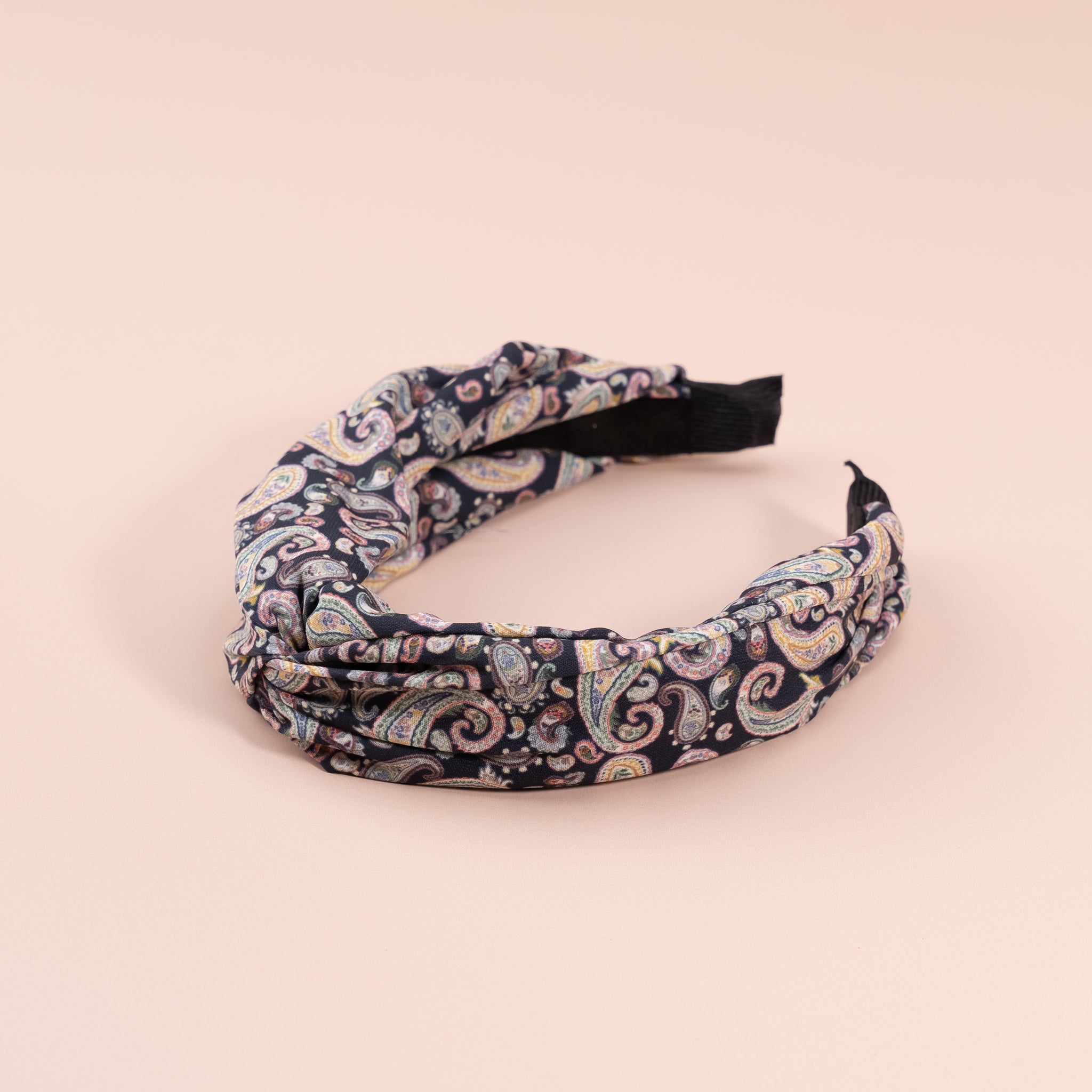 Paisley Top Knot Silk Headband