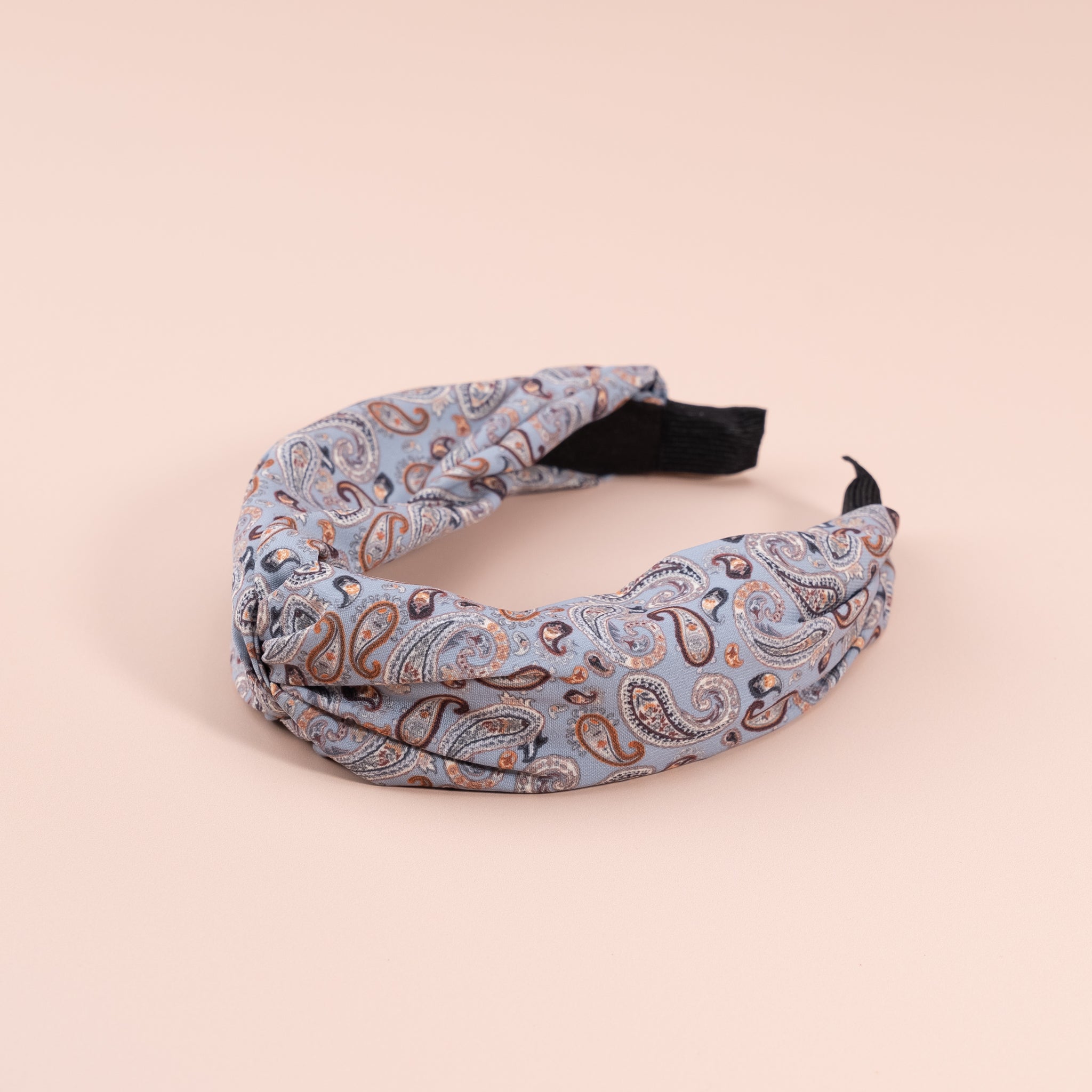 Paisley Top Knot Silk Headband