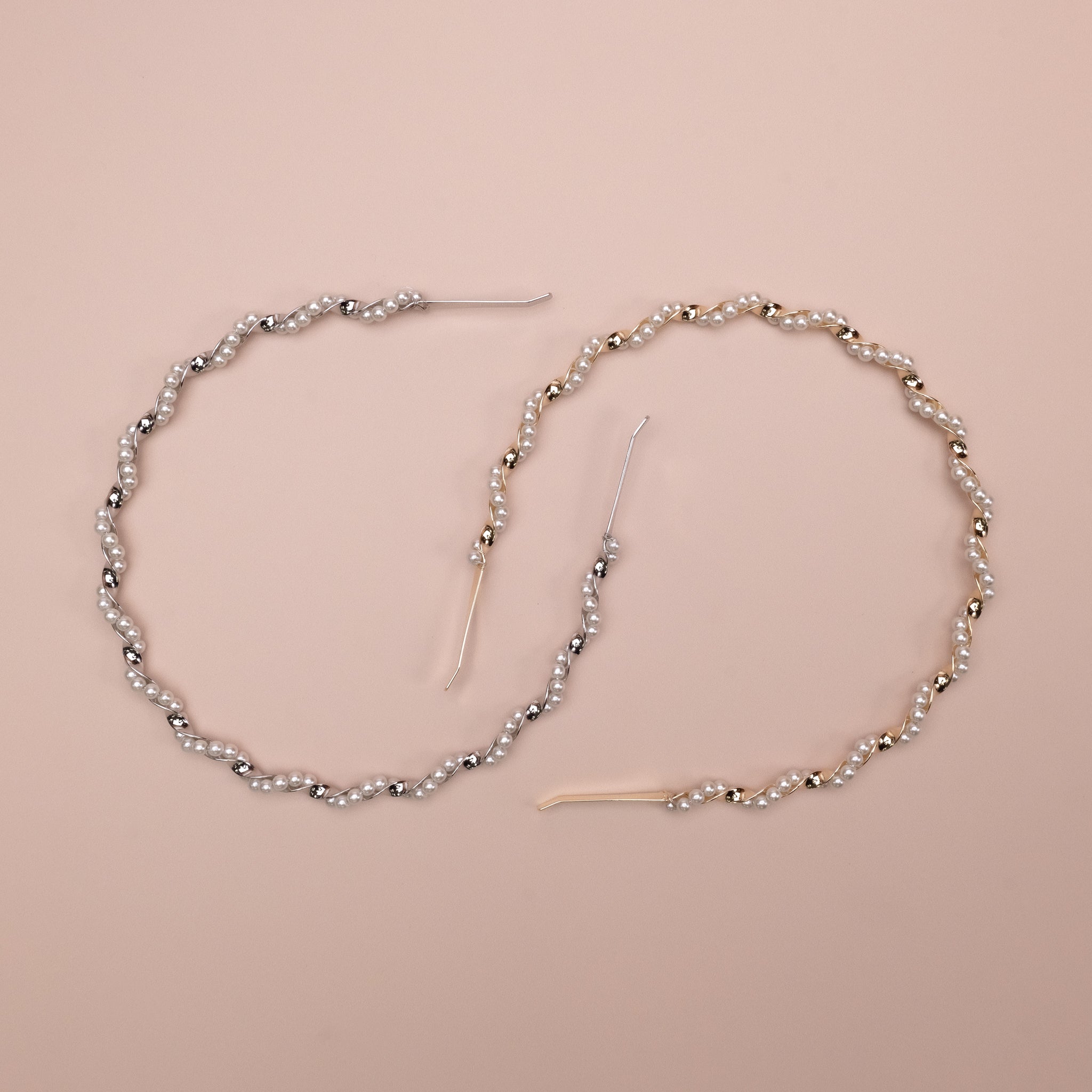 Minimalist Twisted Pearl headband